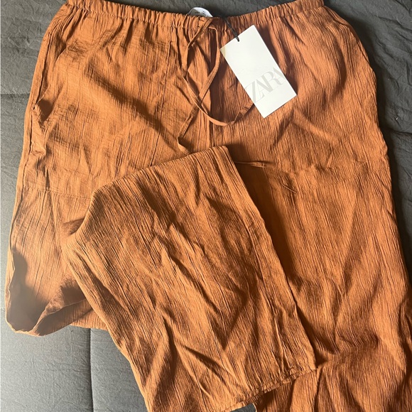 Zara Wide Leg Lounge Pants (NWT) - Picture 3 of 5